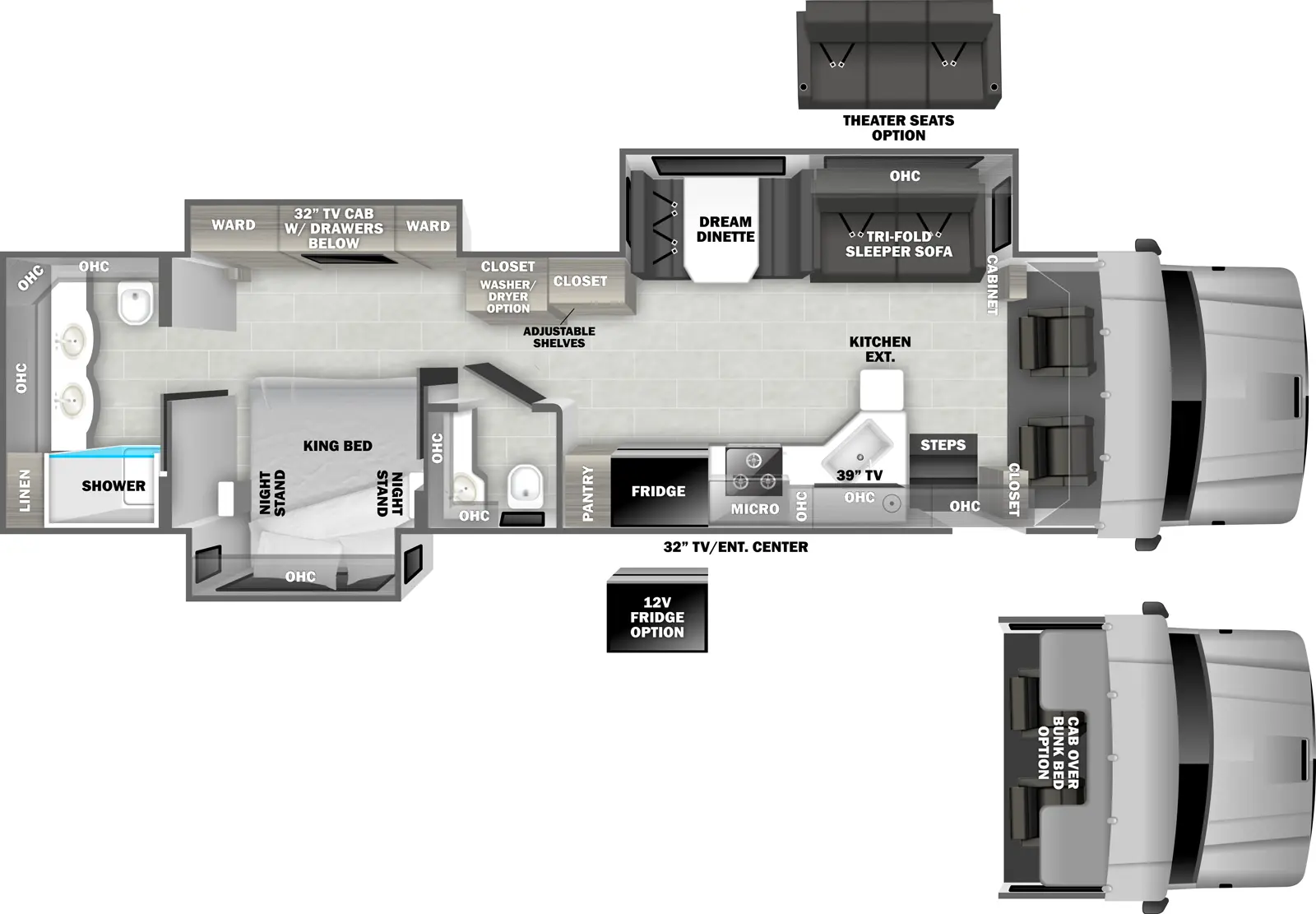 Dx3 37RB Floorplan